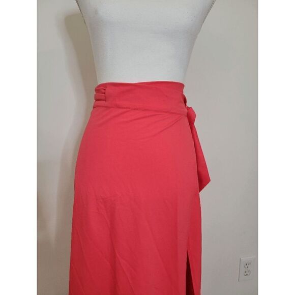 Violette WRAP SKIRT In poppy XS $142 - Picture 5 of 6
